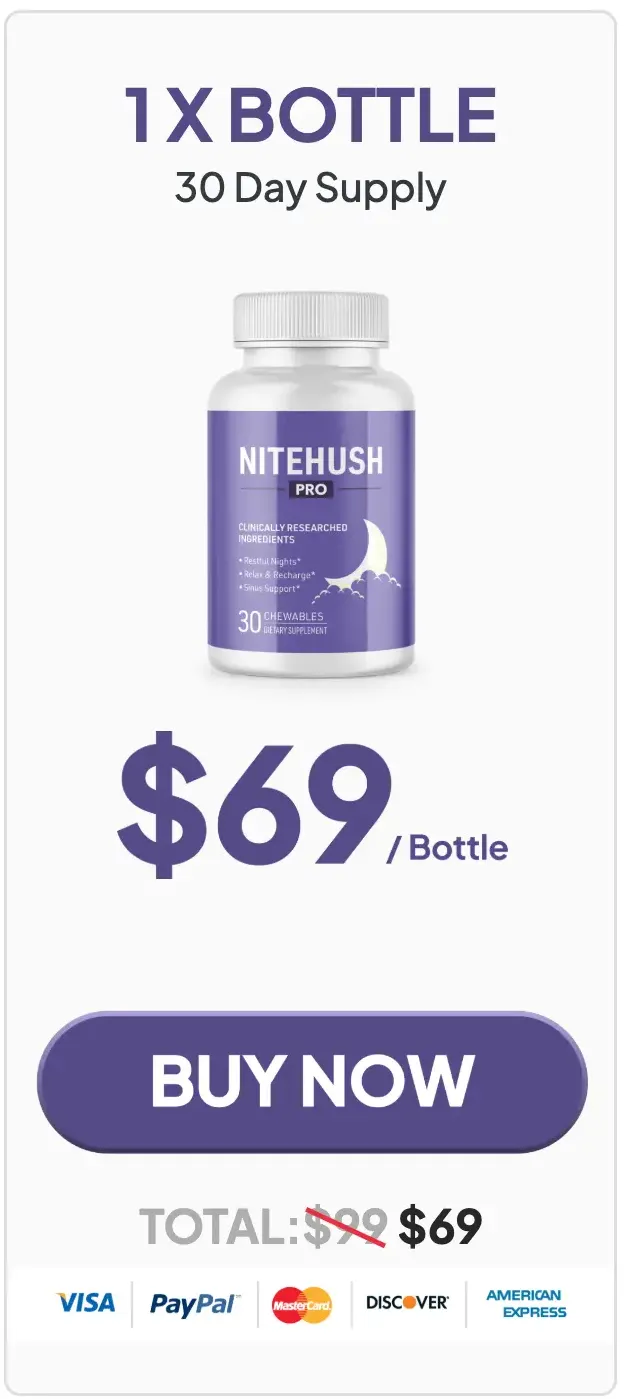 NiteHush Pro Buy 1 Bottle